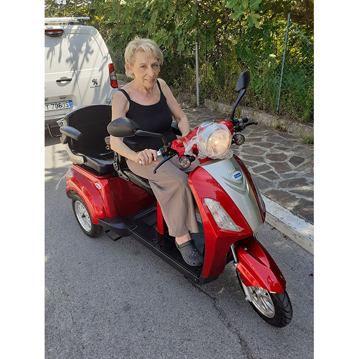 Scooter Elettrico per Anziani e Disabili – Trio Gufo Biposto
